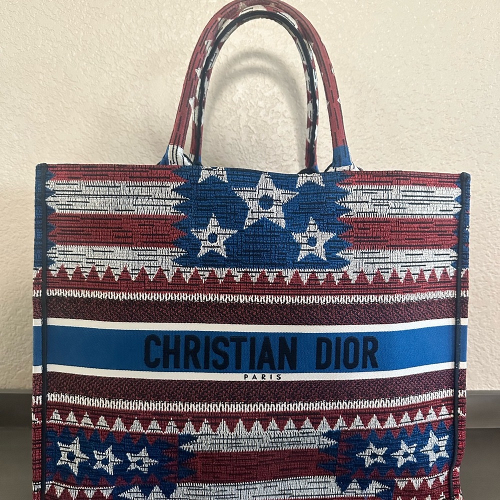 Christian Dior Embroidered Large Book Tote 🇺🇸